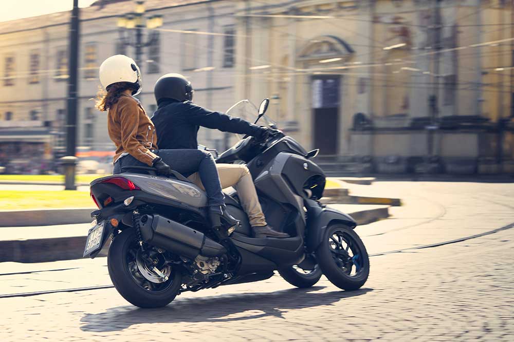 El diseño del Yamaha Tricity 300 se basa en el T Max