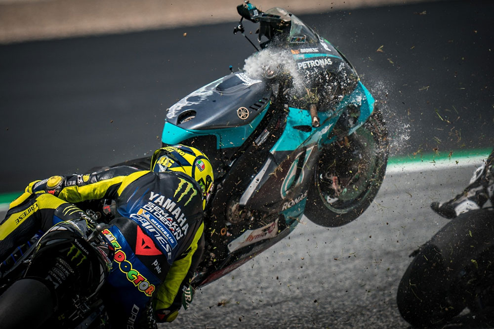 Una de las carreras más peligrosas de la era MotoGP