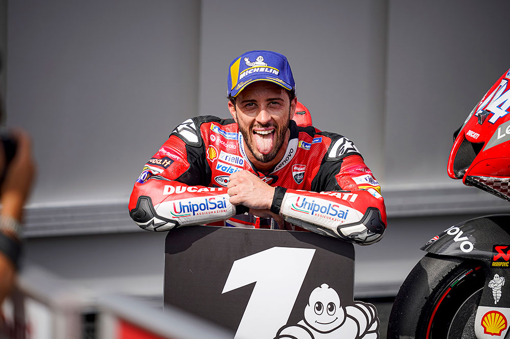 Antes de lograr la victoria número 50, Andrea Dovizioso anunció que abandonará el equipo Ducati MotoGP en 2021