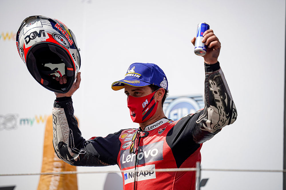 Victoria de Andrea Dovizioso en el GP de Austria