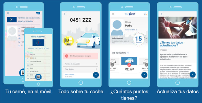 APP MiDGT para llevar tu carnet de conducir y los papeles de la moto