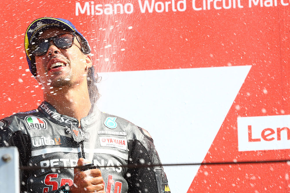 Franco Morbidelli logró la primera victoria de su carrera deportiva en MotoGP