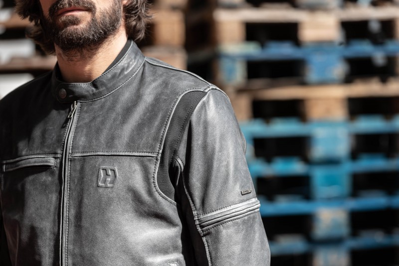 Chaqueta de piel Mustang de Hevik