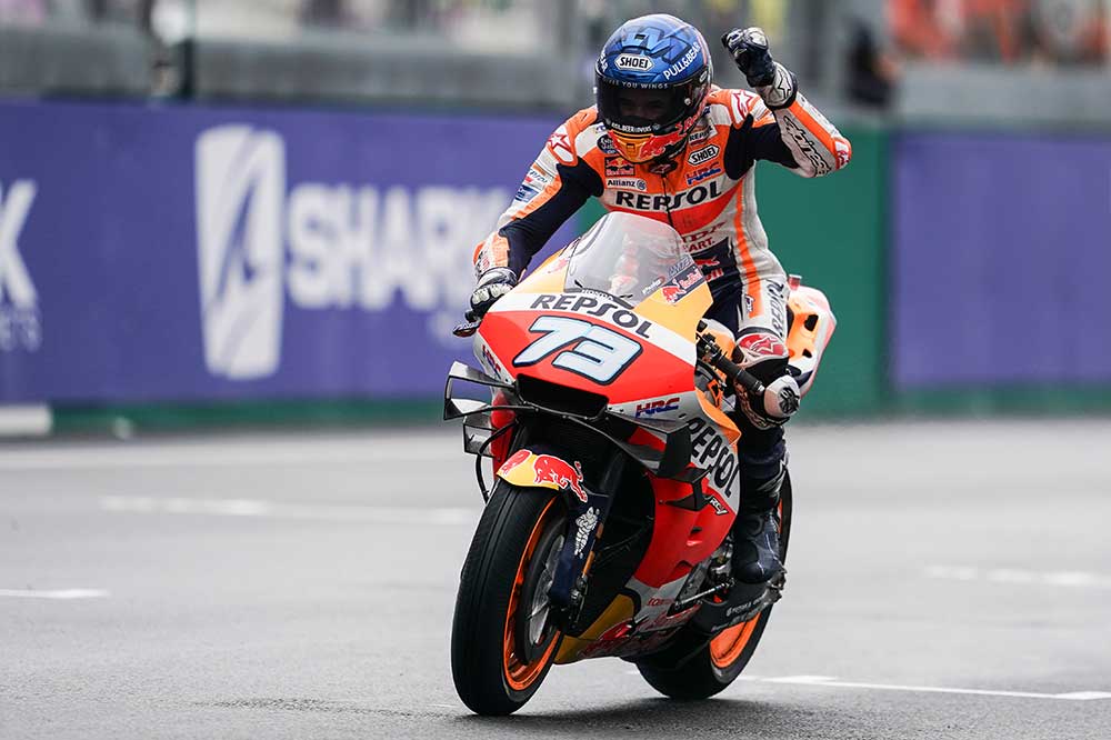 Alex Márquez ha logrado su primer podio en MotoGP, segundo por detrás de Danilo Petrucci.