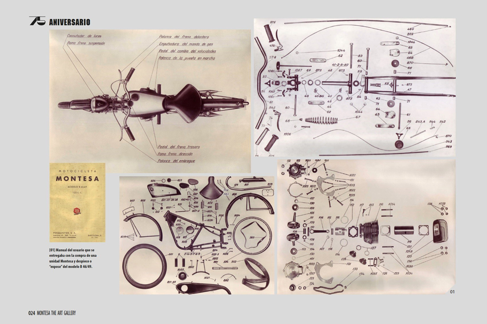 Edición Especial 75 aniversario del libro de Montesa The Art Gallery