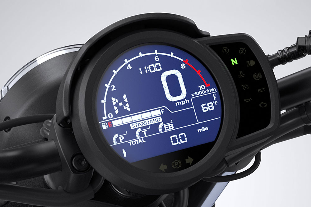 Cuadro de instrumentos de la Honda CMX 1100 Rebel
