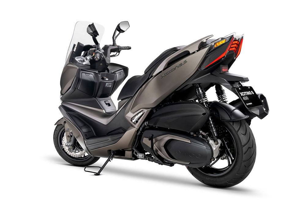 Los motores de la anterior generación del KYMCO Xcting S 400 ya cumplían con los valores de contaminación de la Euro 5