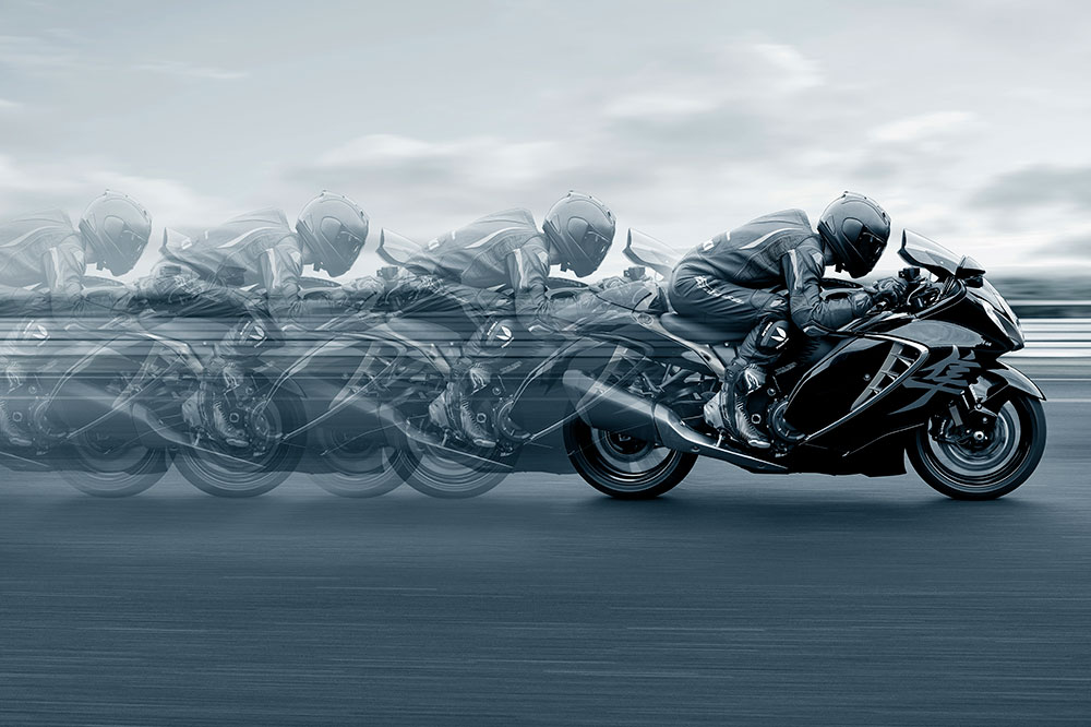 Con una silueta inconfundible la Suzuki Hayabusa es una de las motos de culto