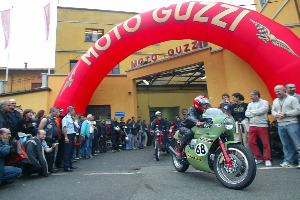 El punto de encuentro de los aficionados a las Guzzi son los World Days