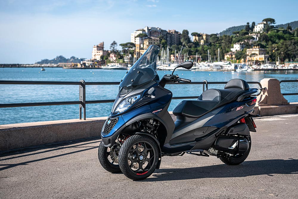 Piaggio ha incluído un sistema de marcha atrás para la versión 500 del MP3