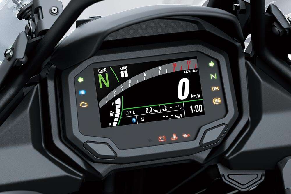 Cuadro de instrumentos de la Kawasaki Versys 650