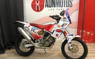Así es la moto de nuestro piloto José María García para el Dakar 2022