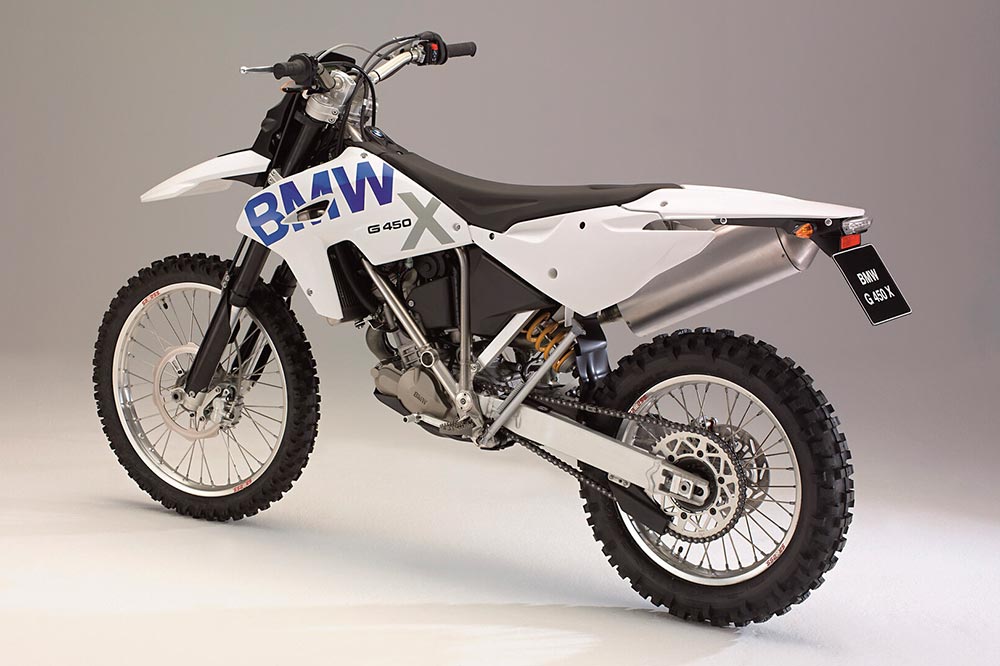 Originalmente la BMW es una 450 de 2009; la moto ya no está en el catálogo de BMW