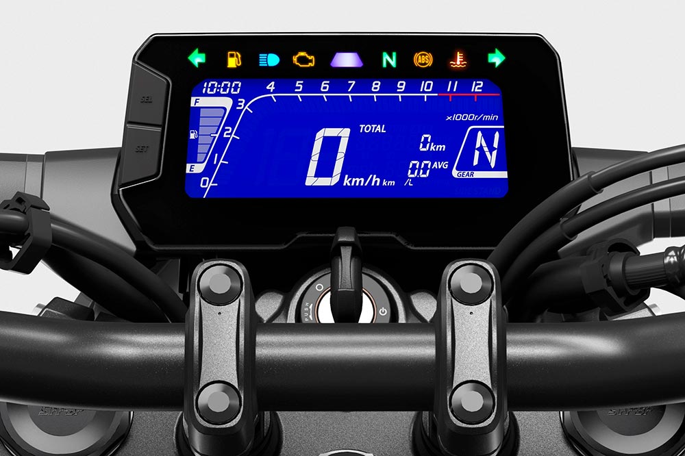 El cuadro de instrumentos es esta pantalla LCD
