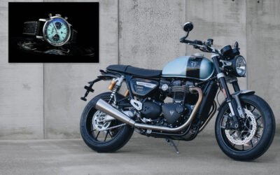 Triumph Speed Twin y cronógrafo Breitling Top Time de 2022 edición limitada