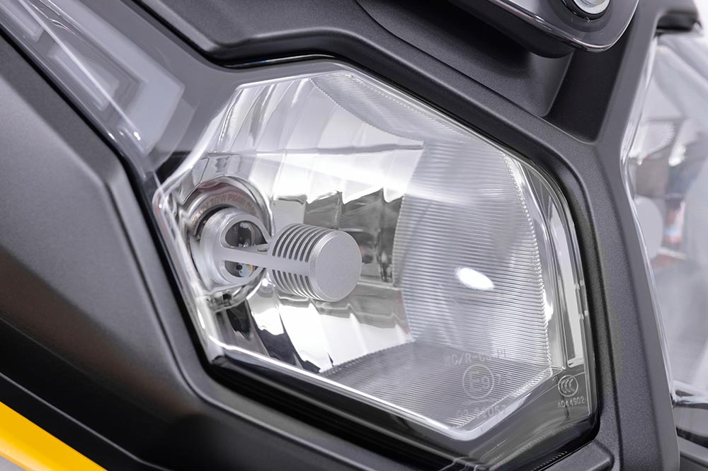 Optica delantera de LED