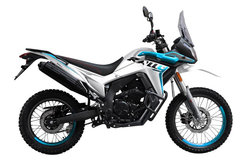 La Voge 300 Rally no comparte chasis con su hermana DS de trail de carretera