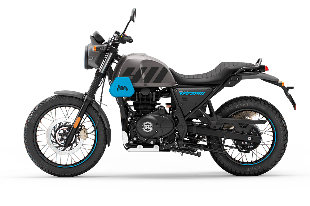 El punto de partida de la Sram 411 ha sido la exitosa Himalayan