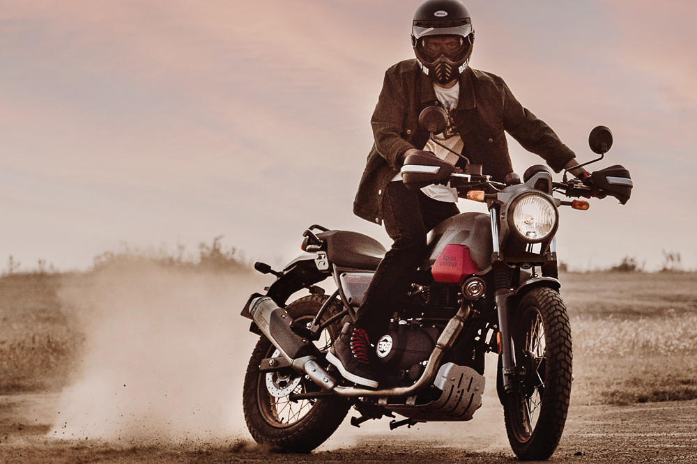 La Royal Enfield Scram 411 está pensada para los que busquen una moto práctica
