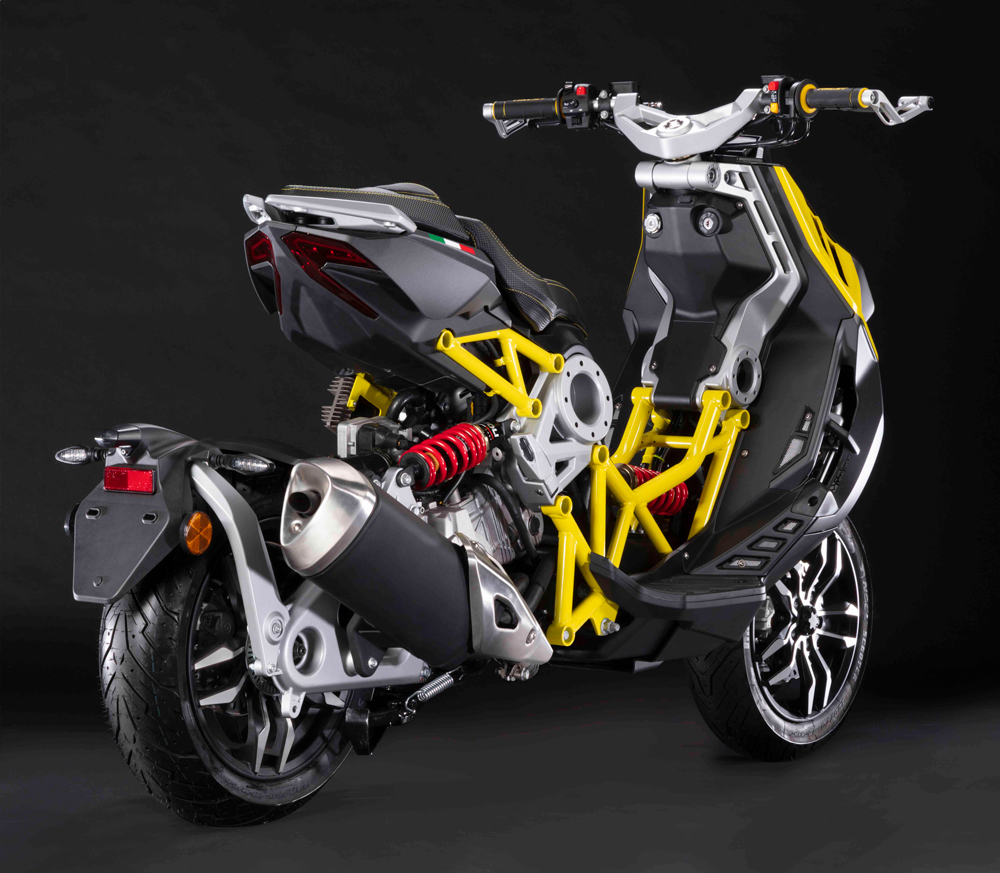 El Dragster es un scooter pensado también para la pista