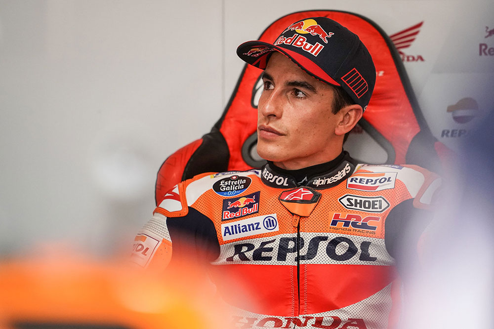 Marc Márquez de nuevo con problemas en la vista