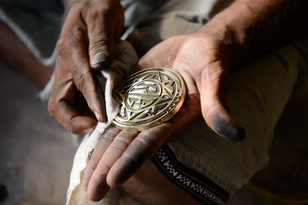 Muchos detalles de estas Royal Enfield están realizados a mano