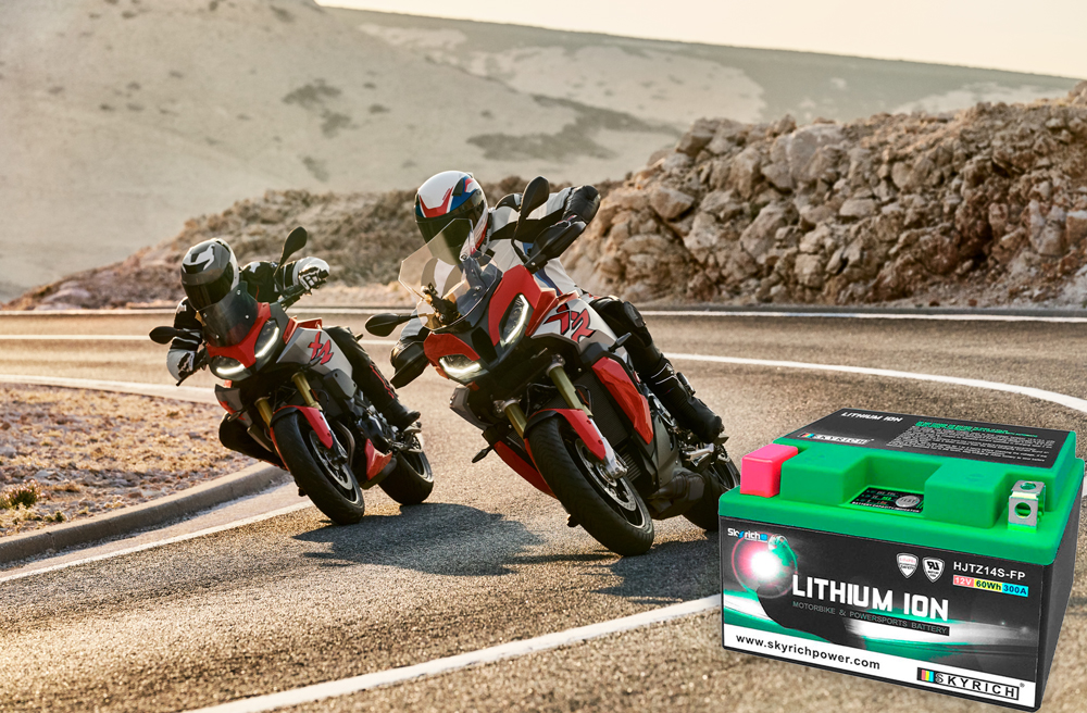 Cómo cargar una batería de litio para moto