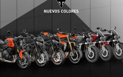 Triumph estrena colores en sus motos 2023