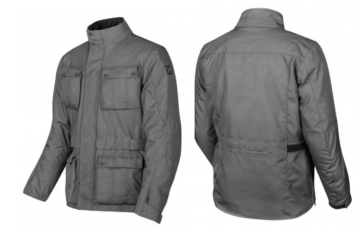 Chaqueta moto Asterope de Hevik en gris