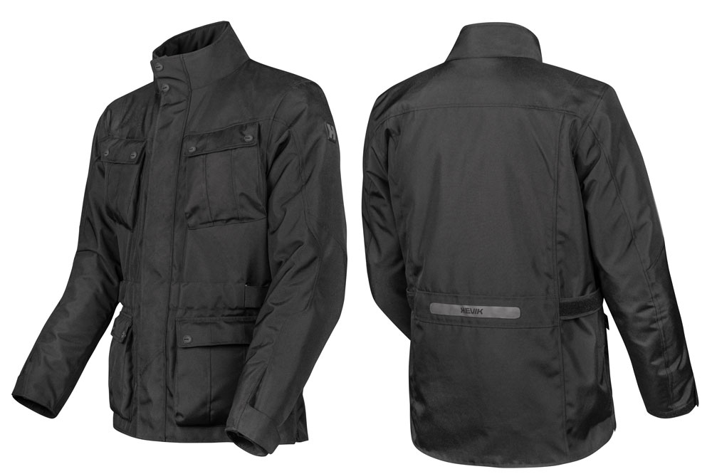 Chaqueta moto Asterope de Hevik en negro