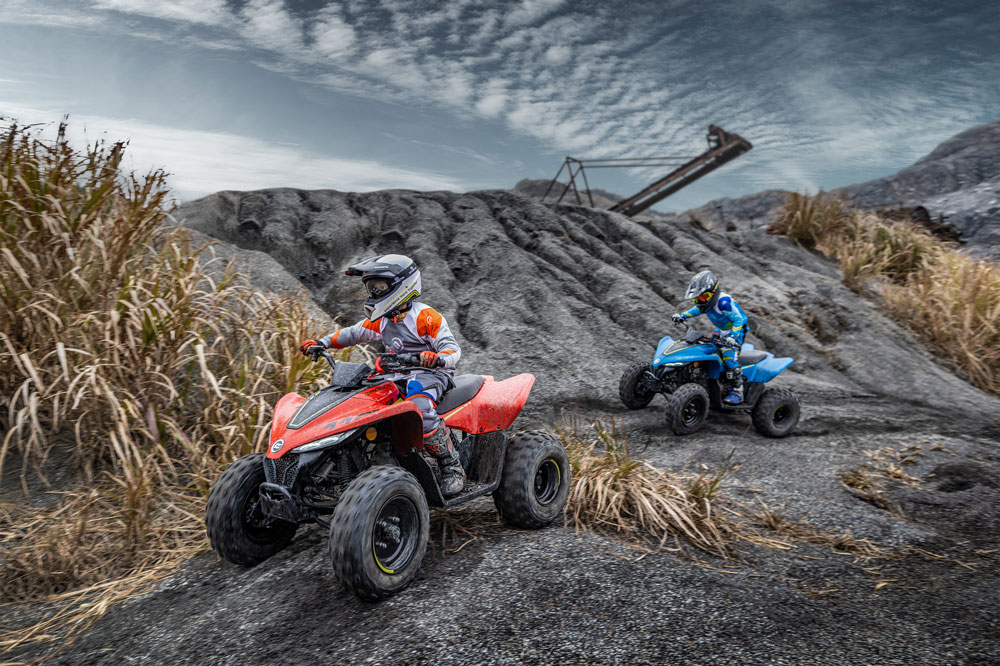 Quad a gasolina para niños de 10–12 años