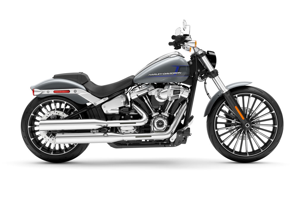 Con un precio a partir de 31.300 euros, la Harley Davidson Breakout es toda una joya.