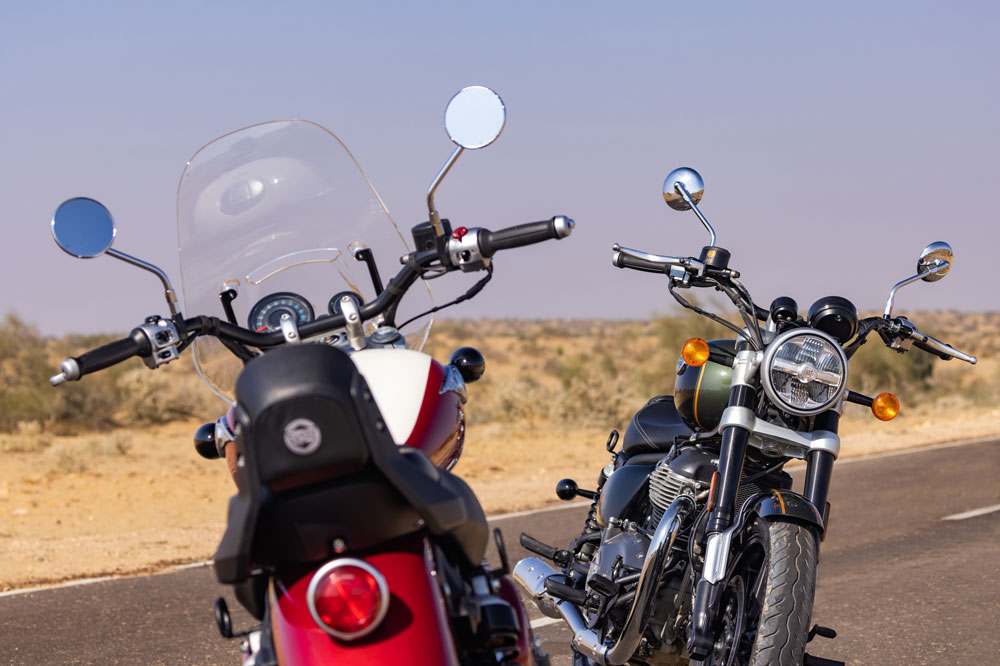 Royal Enfield ha cuidado especialmente la ergonomía de su cruiser