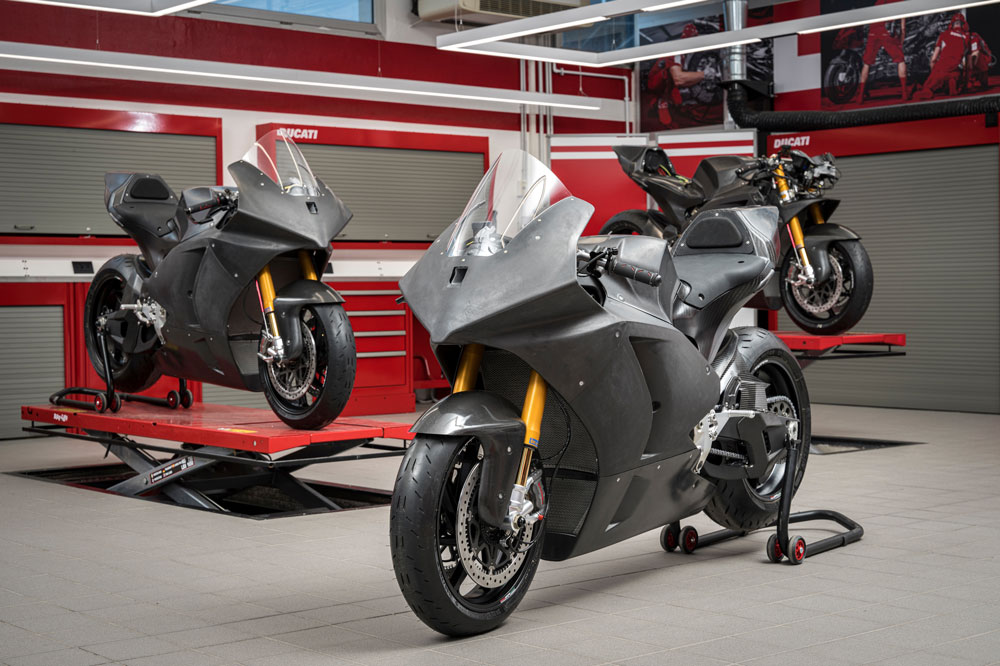 Ducati comienza la producción de su MotoGP Eléctrica