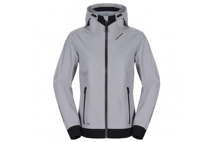 Chaqueta Hoodie Shell de Spidi gris