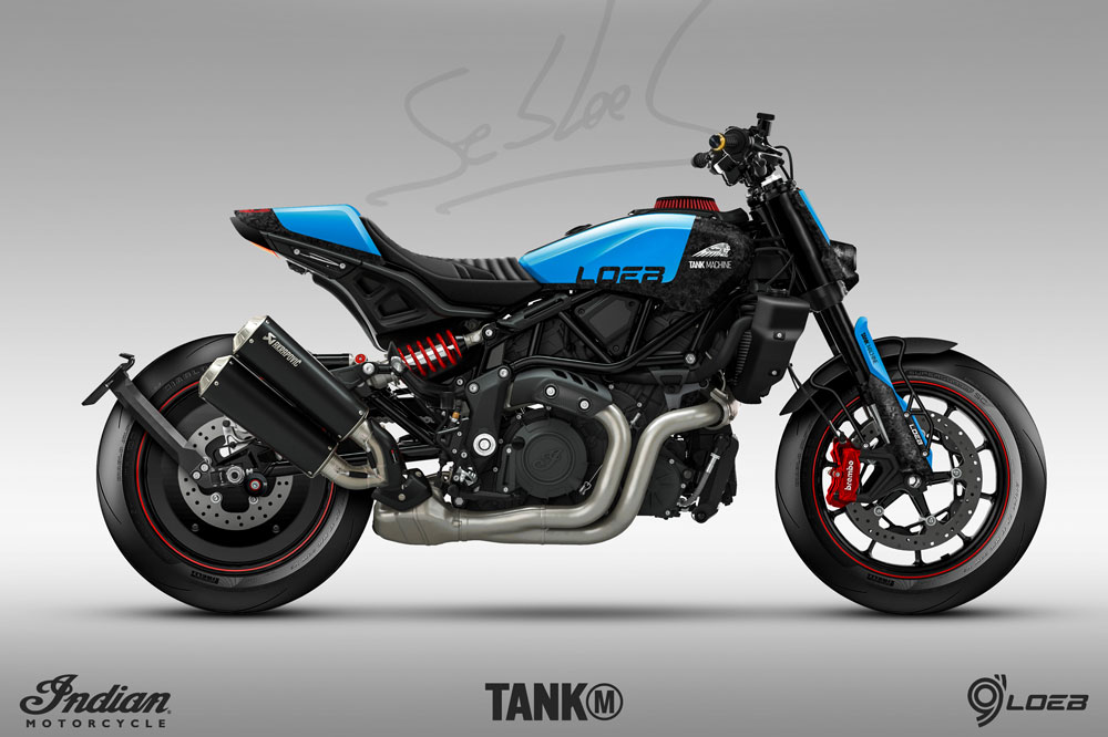 ¿Quieres ganar una Indian FTR diseñada por Loeb y Tank Machine?