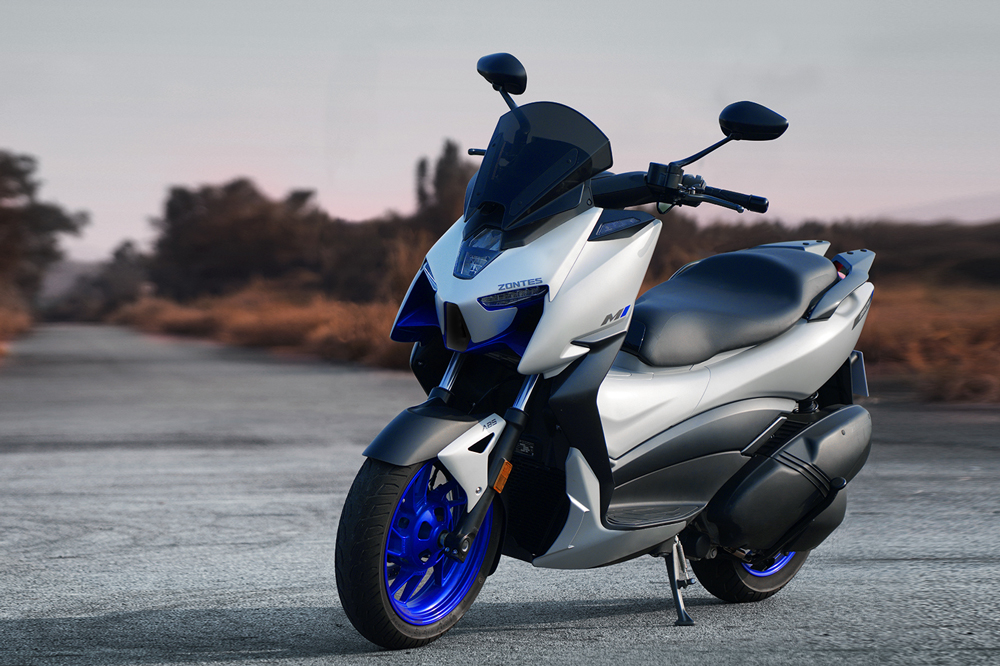 La estética deportiva del Zontes M350 es uno de sus grandes argumentos