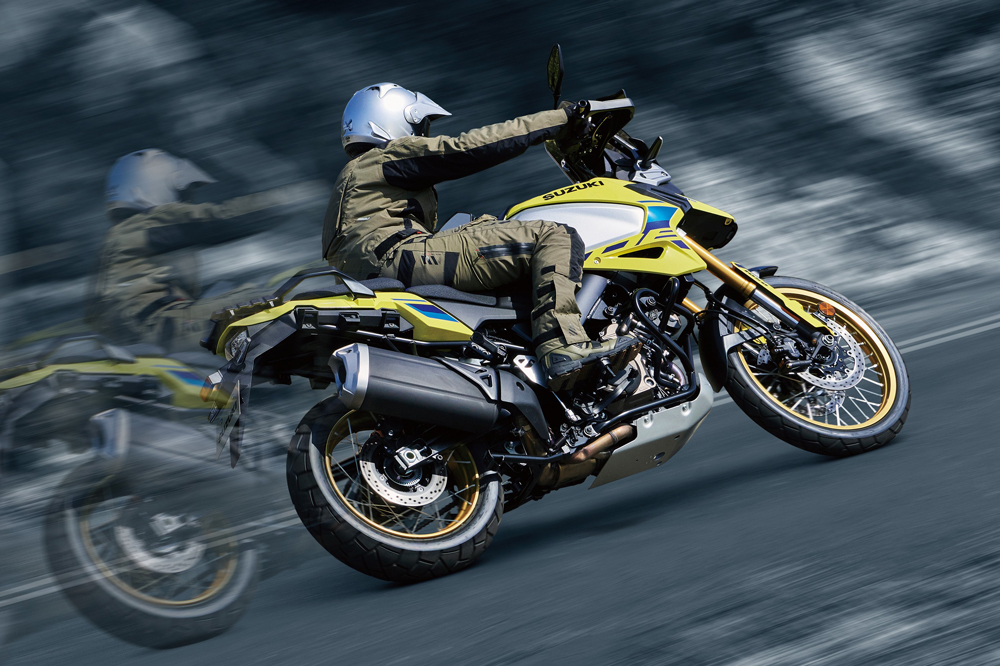 La rueda delantera de 21 de la DE también puede ser muy eficaz en asfalto.