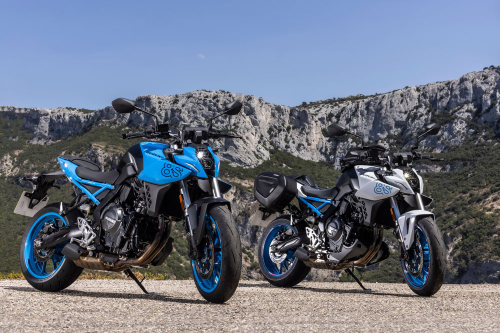 El precio de 8.899 euros no quita que la Suzuki GSX-8S venta muy bien equipada