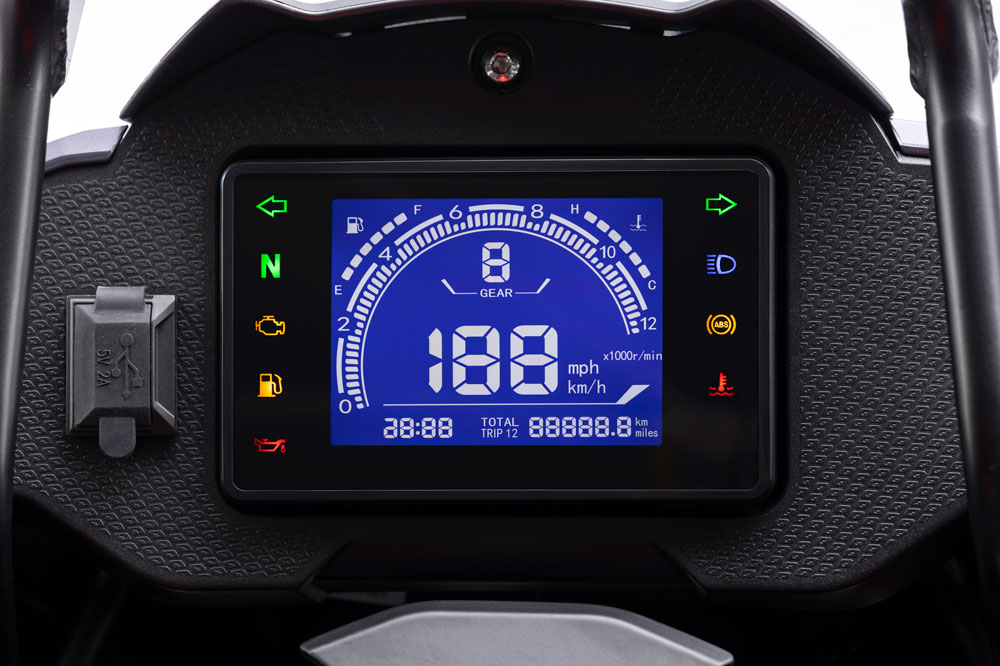 Cuadro de instrumentos de la QJ Motor SRT 500X