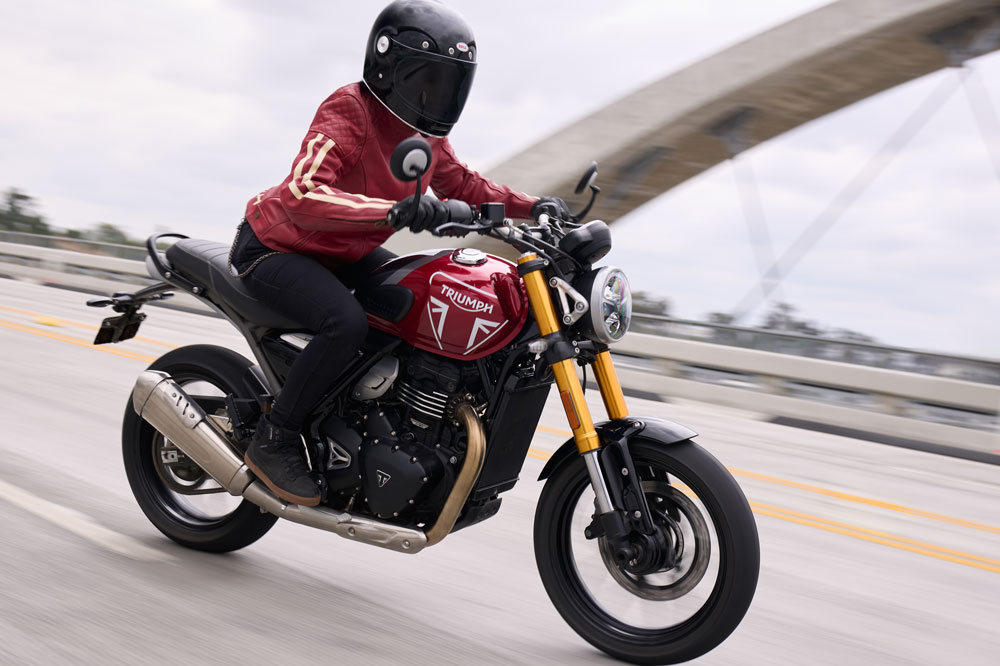 La Triumph Speed 400 es la adecuada para un uso urbano y diario.