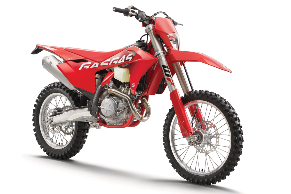 La gama de enduro de GasGas añade ahora motores de 450 y 500 cc 4T