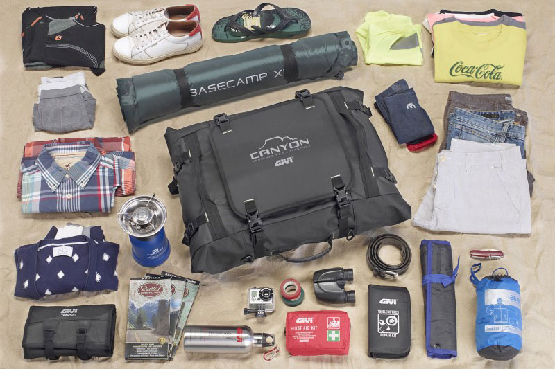 Capacidad de la bolsa Canyon GRT723 de Givi