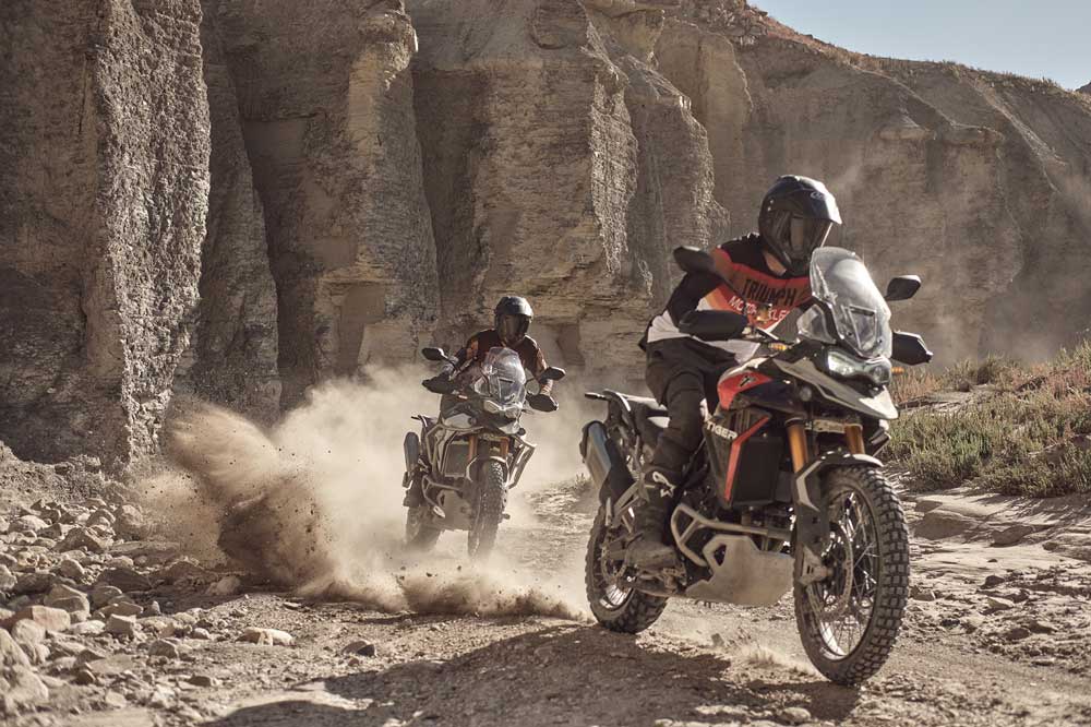 Todas las Triumph Tiger 900 cuentan con una Unidad de Medición Inercial.
