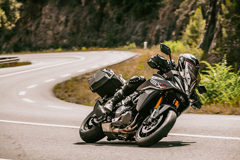 Toda una moto deportiva con la comodidad de una touring.