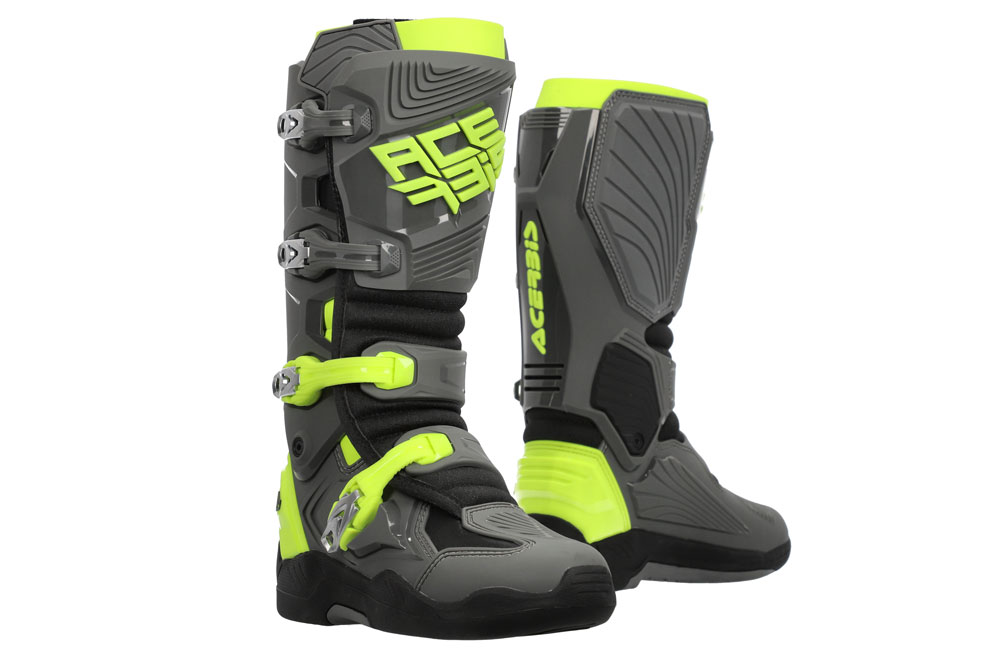 Whoops Boots de Acerbis en gris y flúor