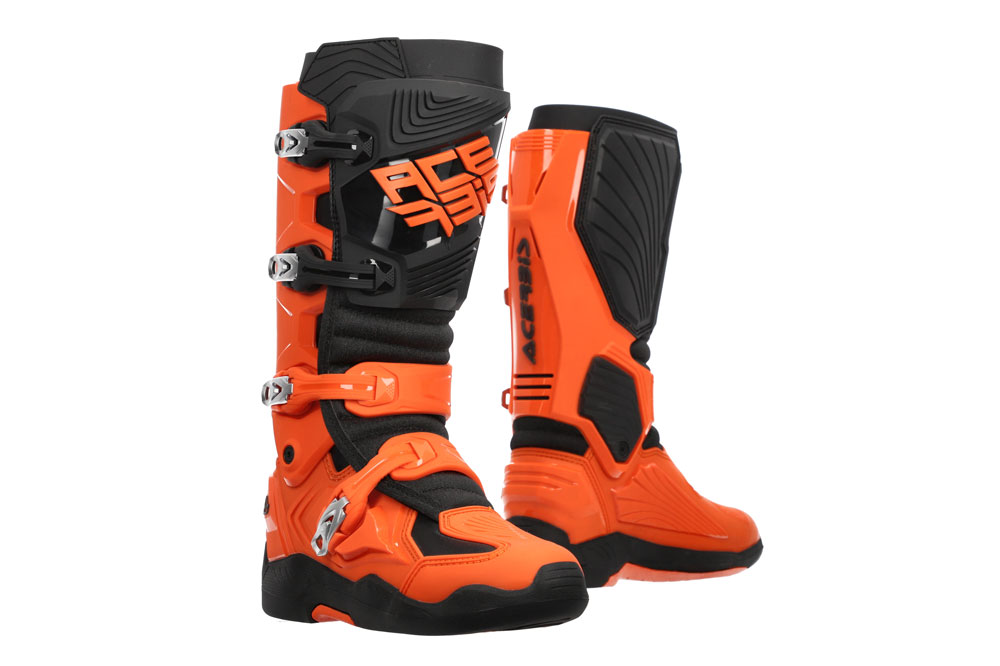Whoops Boots de Acerbis en naranja y negro