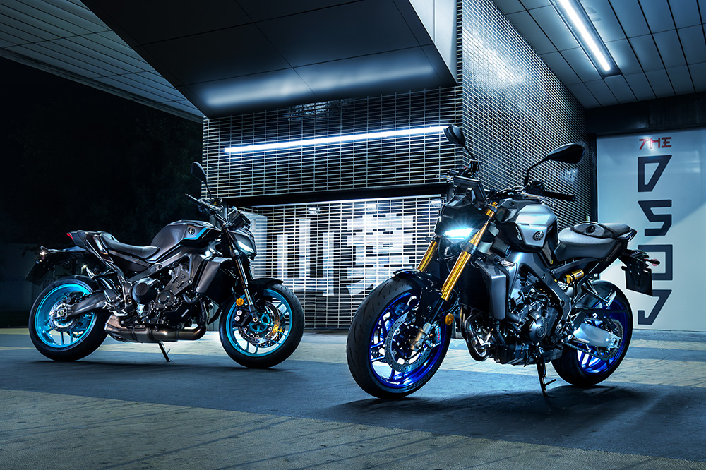 La Yamaha MT 09 tiene una version SP, más deportiva.