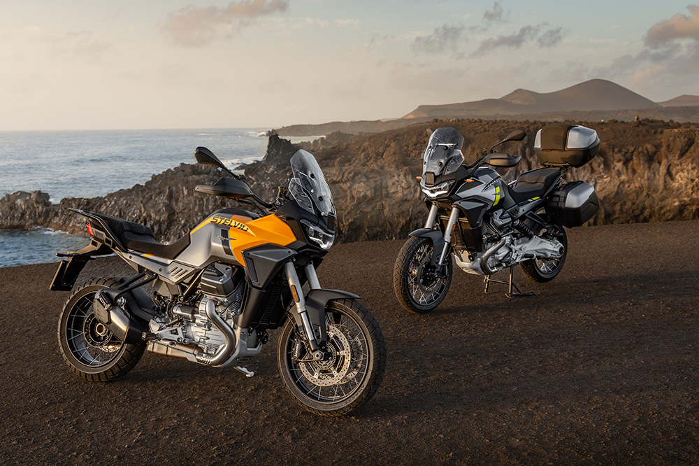 La Moto Guzzi Stelvio 2024 la tienes en estas dos terminaciones.