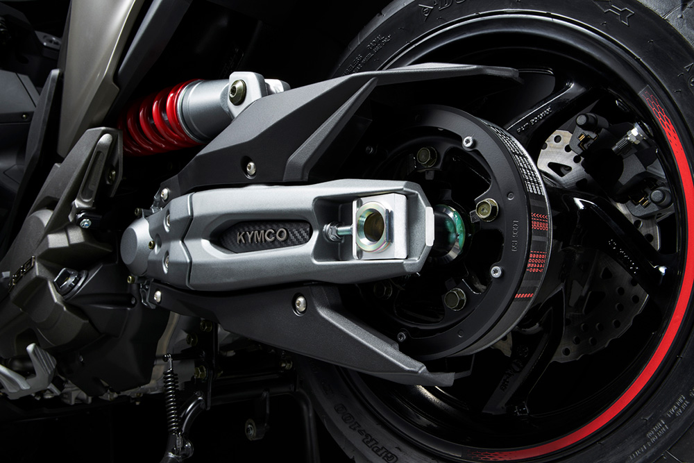 KYMCO ha mejorado la transmisión secundaria por correa, en su versión 2024